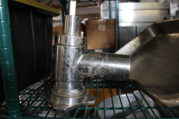 Stainless Steel Commercial Meat Grinder w/ Tray. - Image 3 of 4