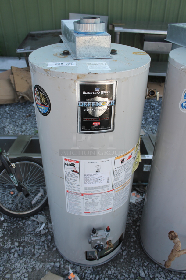 Bradley White DS140S6FBN Metal Commercial Natural Gas Powered Water Heater. - Image 1 of 6