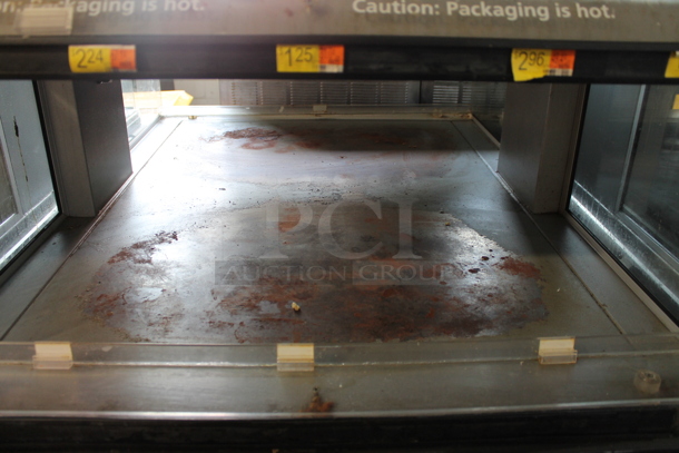 Custom Deli's Inc Metal Commercial 2 Tier Warming Display Case on Commercial Casters. 120-208 Volts, 1 Phase. - Image 4 of 4