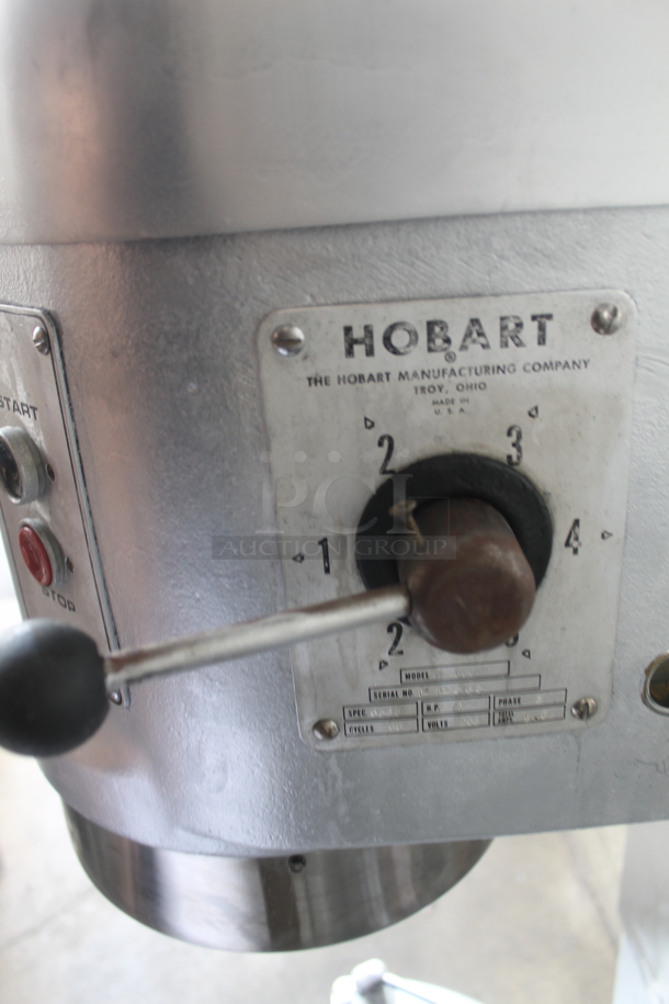 Hobart H-600 Metal Commercial Floor Style 60 Quart Planetary Dough Mixer. 208 Volts, 3 Phase.  - Image 5 of 7