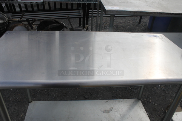 Stainless Steel Table w/ Undershelf - Image 2 of 5
