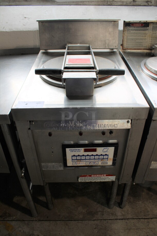 Winston Model FCR620101SJ Stainless Steel Commercial Electric Powered Pressure Fryer. 208 Volts, 3 Phase. 20x28x47
