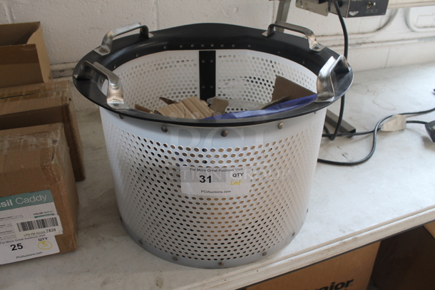ALL ONE MONEY! NEW Salvajor 992013 Scrap Basket Assy And Pot Rack Hooks. - Image 1 of 4