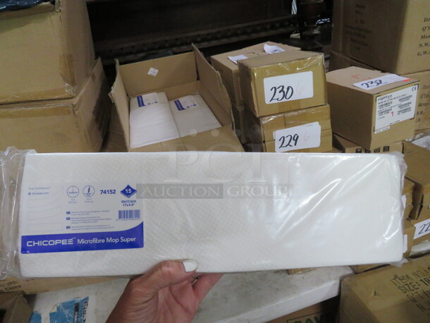 One Case Of NEW Chicopee Microfiber Super Mop Wipes. #74152. 150ct.  - Image 2 of 2