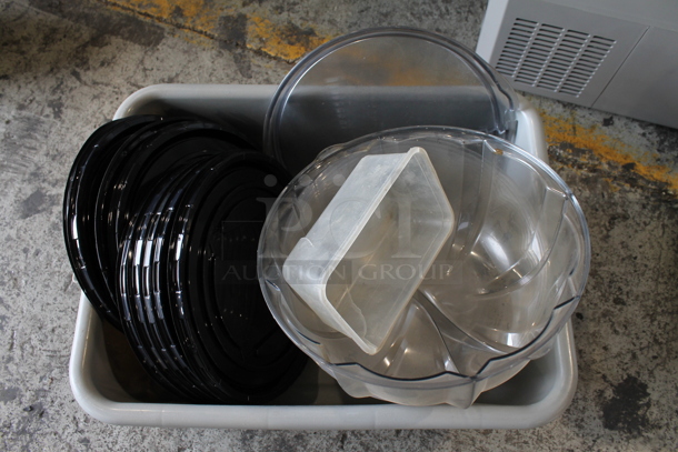 ALL ONE MONEY! Lot of Various Items In Gray Poly Bus Bin - Image 3 of 3