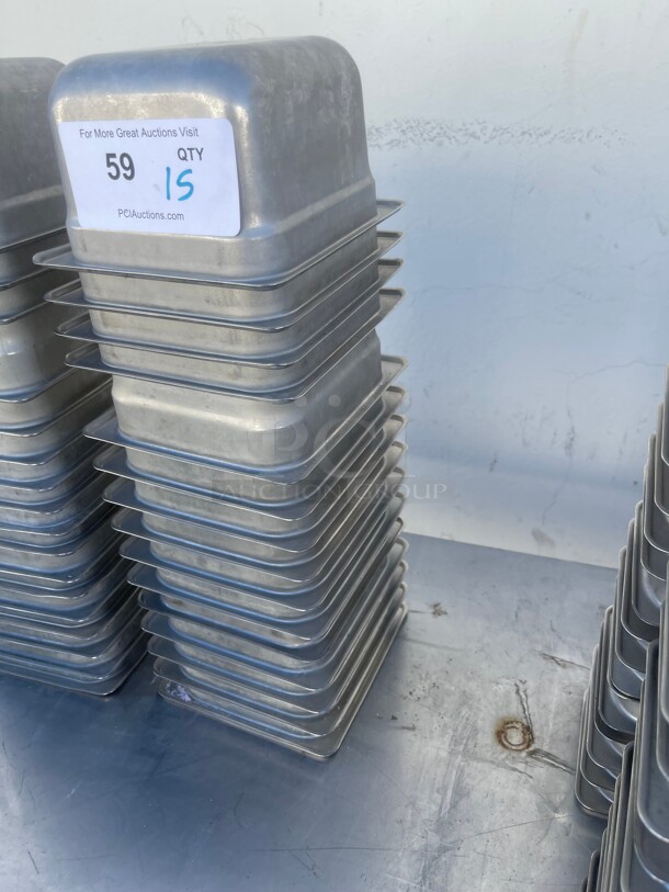 Nice! Commercial Stainless Steel Food Grade Containers NSF 1/4 Size - Image 2 of 5
