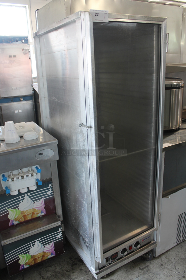 Omcan Metal Commercial Heated Proofer Cabinet on Commercial Casters. Tested and Working! - Image 2 of 7