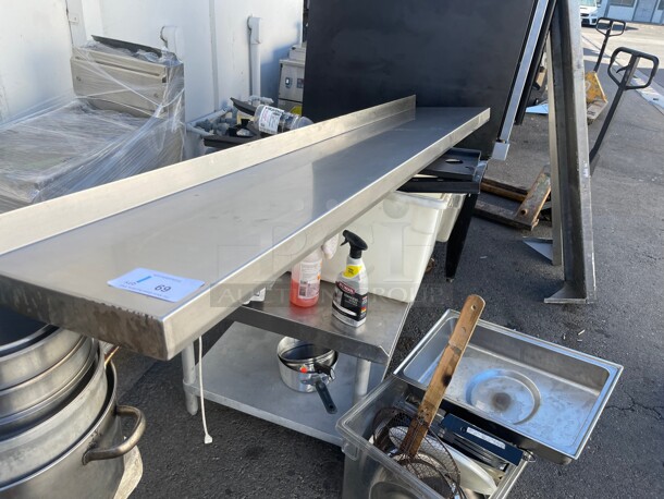 Clean! Stainless Steel Commercial Wall Shelve NSF - Image 3 of 7