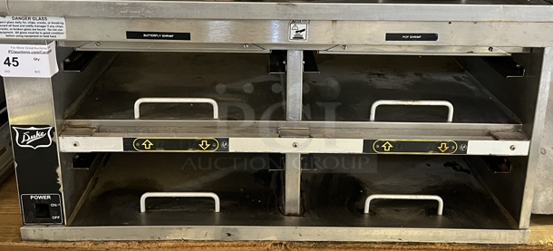 Duke Infared Holding Cabinet, 1 Phase, 208V, No Power Switch - Image 1 of 3