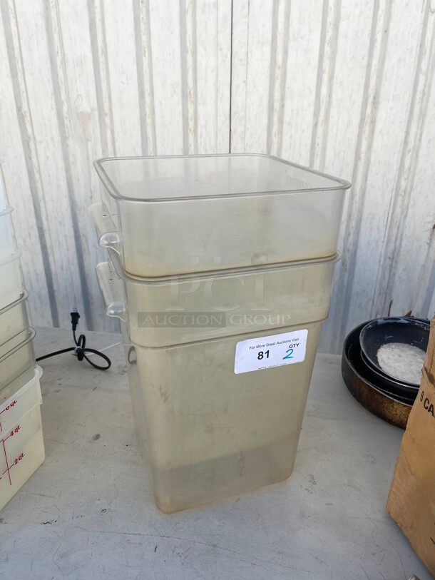 Clean! Storage Plastic Container NSF  - Image 2 of 6