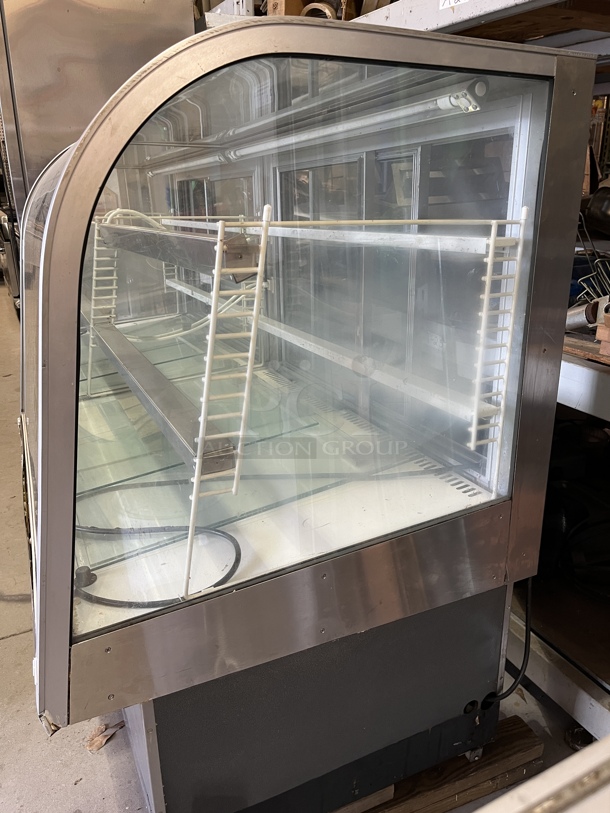 Federal Glass Front Refrigerated Display, 115V, 1 Phase, Tested & Working! - Image 3 of 4