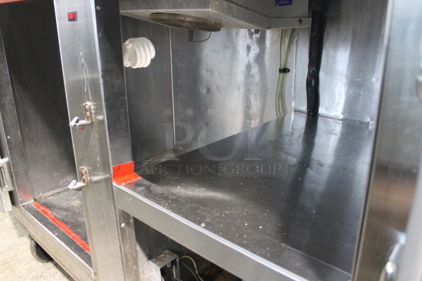 Stainless Steel Commercial Dough Retarder w/ Stone Countertop on Commercial Casters. Tested and Working! - Image 4 of 5