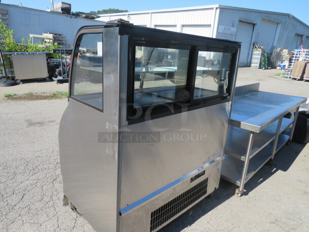 One WORKING Structural Concepts Dual Service Refrigerated Merchandiser. Model# HMBCH. 208-230 Volt. 1 Phase. 51X34X62 - Image 5 of 5