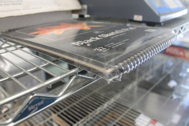 ALL ONE MONEY! Lot of BRAND NEW! Black Sketch Pads. 9x12 - Image 2 of 4