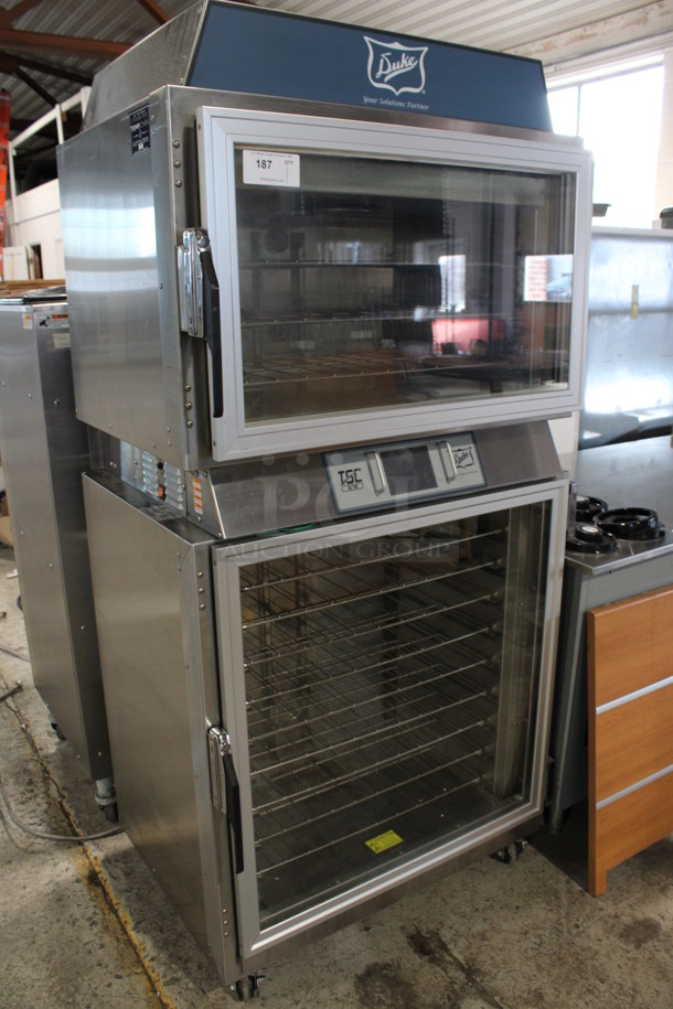 2013 Duke Model TSC-6/18M M Stainless Steel Commercial Oven Proofer on Commercial Casters. 208 Volts, 3 Phase. 37x28x77 - Image 2 of 7