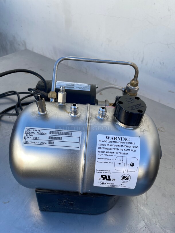 Hard To Find! McCann's Commercial Soda Machine Pump with Motor NSF 115 Volt Tested and Working!  - Image 7 of 7