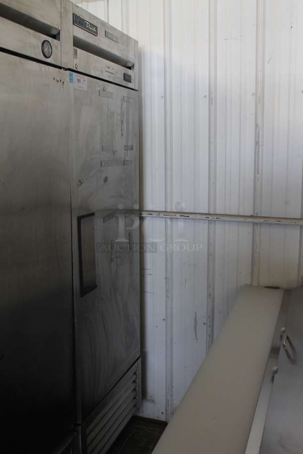 2021 True T-23F-HC Stainless Steel Commercial Single Door Reach In Freezer w/ Poly Coated Racks on Commercial Casters. 115 Volts, 1 Phase. Tested and Working! - Image 2 of 7
