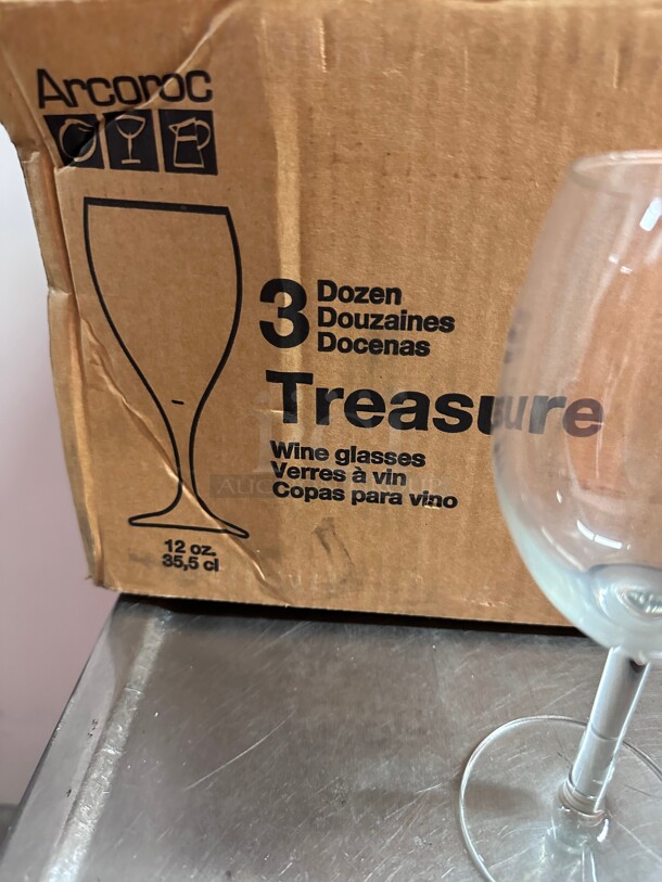 New! Arcoroc C02505 ArcoPrime 12 oz. Customizable All Purpose Wine Glass Heavy Duty NSF Made In France   - Image 4 of 5