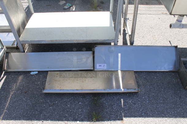 3 Stainless Steel Shelves. 3 Times Your Bid! - Image 1 of 4