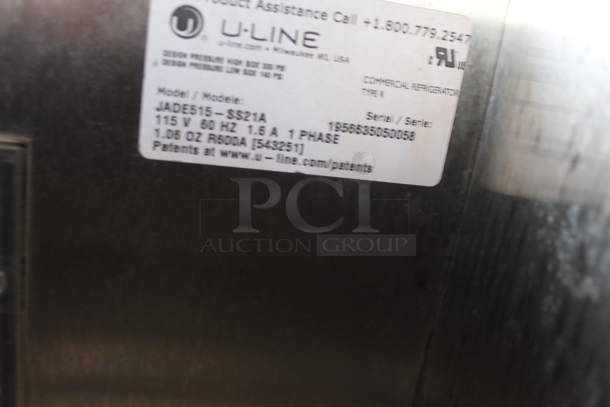 U-line JADE515-SS21A Stainless Steel Commercial Cold Coffee Dispenser. 115 Volts, 1 Phase. Cannot Test Due To Cut Power Cord - Image 8 of 9