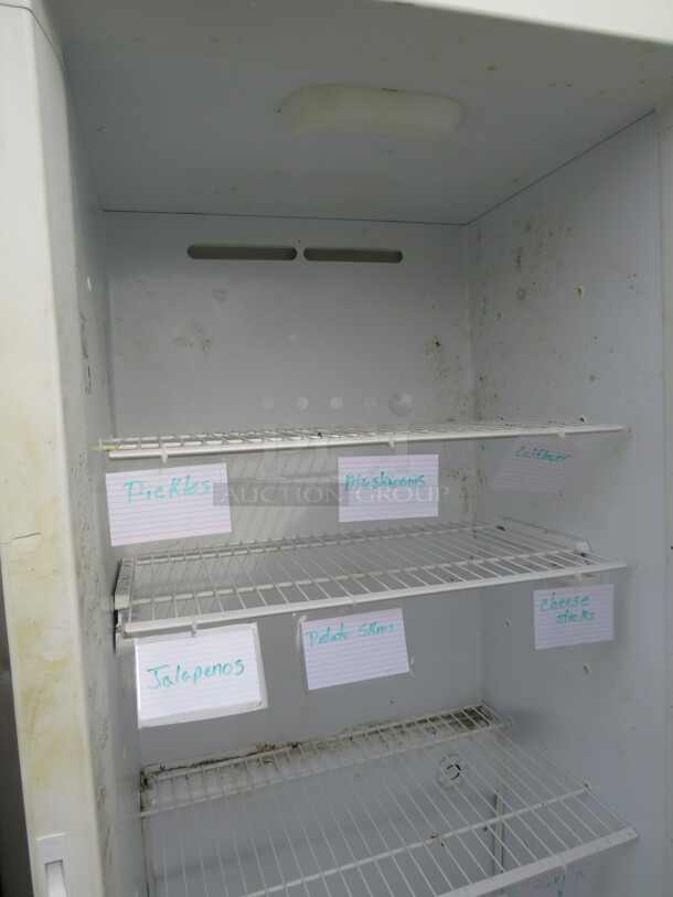 One Frigidaire 1  Door Freezer With 3 Racks. No Handle. Model# LFFH20F3QMO. 115 Volt. 34X30X73 - Image 2 of 2