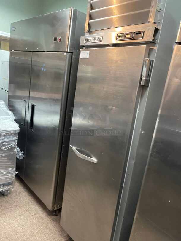 Working! Beverage Air 26 inch One Section Reach In Freezer, (1) Solid Door, 120v NSF Tested and Working! - Image 3 of 5