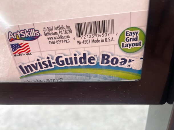 20 inch x 15 inch  Invisi-Guide Poster Board Black - Image 3 of 6