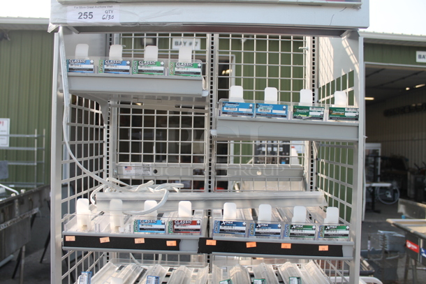 Commercial Gray Cigarette/Tobacco Gridwall Display - Image 3 of 6