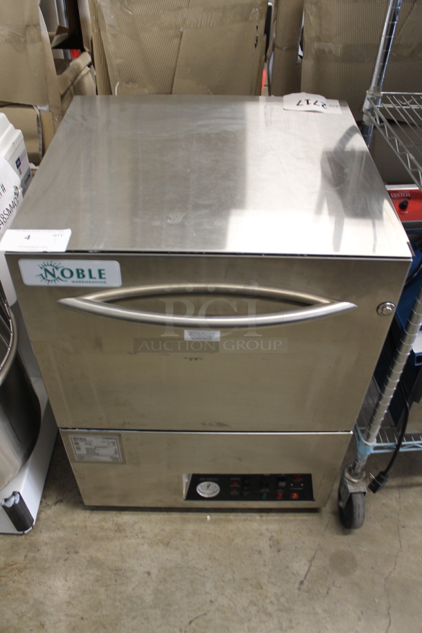 LIKE NEW! 2022 Noble Warewashing Wareforce UL-30 Energy Efficient Stainless Steel Commercial High Temperature Hi Temp Undercounter Dishwasher. 115 Volts, 1 Phase. Unit Has Only Been Used a Few Times! Tested and Working! - Image 1 of 8