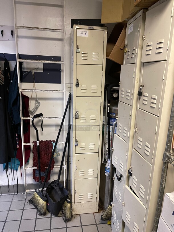 Commercial Employee Lockers NSF Great For Any Restaurant Kitchen  - Image 1 of 6