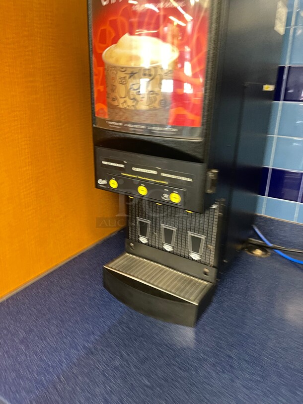 Nice! Curtis Commercial Cappuccino Machine w/ (1) 33 lb Hopper & (3) Dispenser, NSF 120v Tested and Working!  - Image 8 of 10