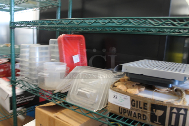 ALL ONE MONEY! Tier Lot of Various Items Including Poly Drop In Bins and Lids! - Image 2 of 5