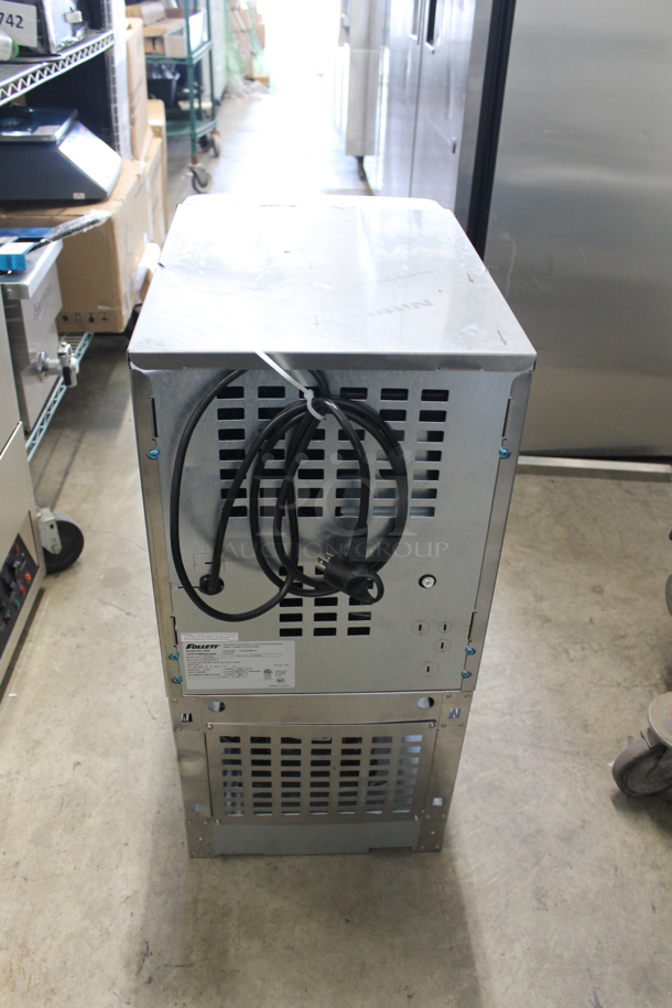 BRAND NEW SCRATCH AND DENT! 2023 Follett 7UD100A Stainless Steel Commercial Countertop Nugget Ice and Water Dispenser. 115 Volts, 1 Phase.  - Image 4 of 6