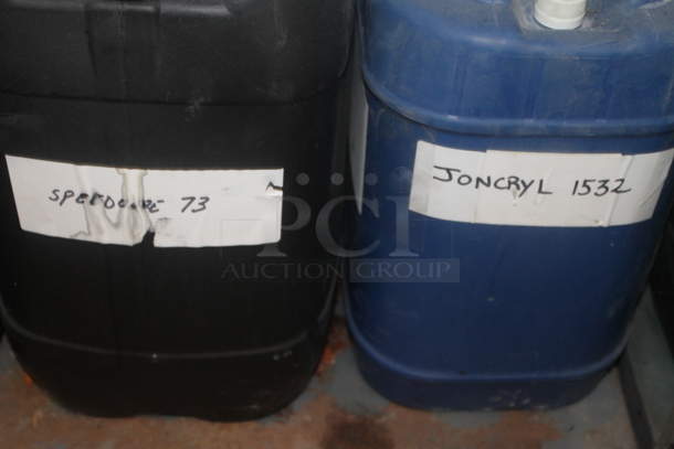 Gray Metal 5 Tier Shelving Unit w/ Contents Including Thorcoflame, Speedcure 87, Sartomer SR506 A and SR 502. BUYER MUST REMOVE. - Image 12 of 12