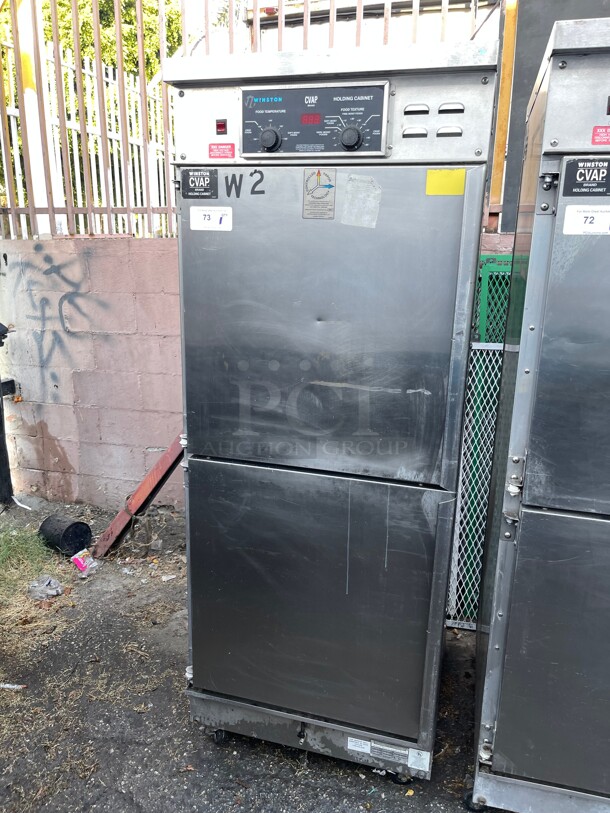 WOW! Winston CVap 22cf Electric Commercial Holding Cabinet Full Size w/ Fan NSF 220 Volt 1 Phase Tested and Working! - Image 3 of 10