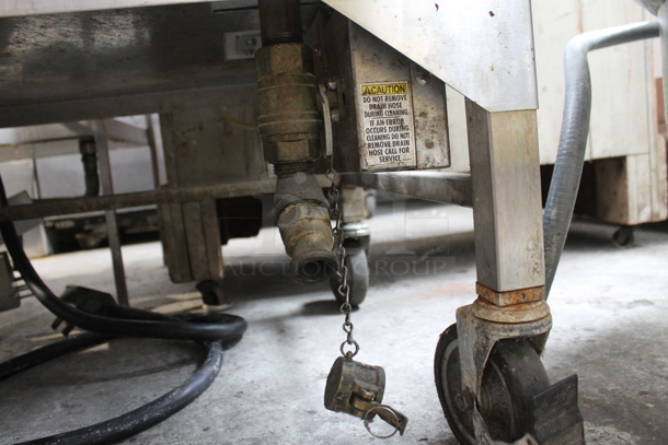 2 Blodgett Stainless Steel Commercial Half Size Convection Ovens w/ Solid Door on Commercial Casters. Bottom Unit is Model N 50C. 208 Volts, 3 Phase. 2 Times Your Bid! - Image 9 of 12