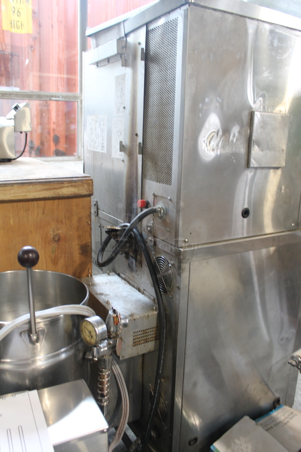 2 Blodgett Stainless Steel Commercial Half Size Convection Ovens w/ Solid Door on Commercial Casters. Bottom Unit is Model N 50C. 208 Volts, 3 Phase. 2 Times Your Bid! - Image 11 of 12