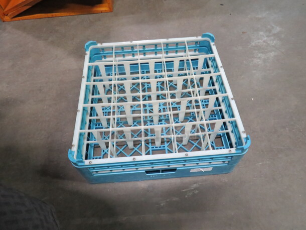One Blue Dishwasher Rack. - Image 1 of 1