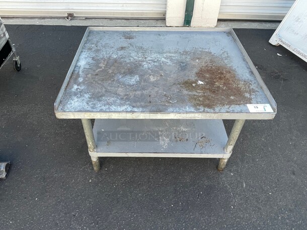 Commercial Heavy Duty Equipment Stand NSF With Bottom Shelf - Image 4 of 7