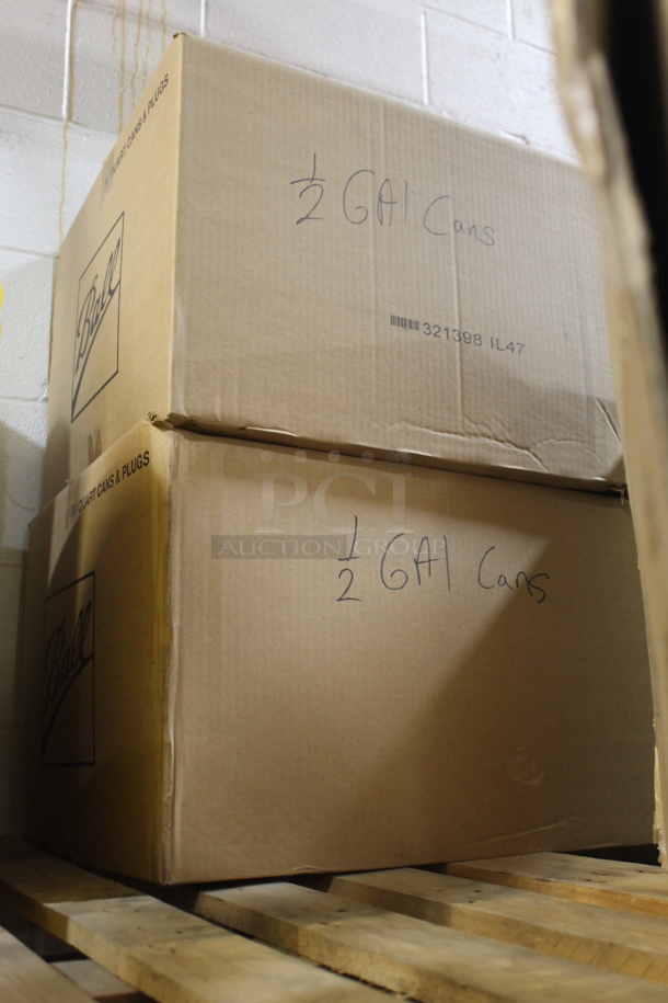 ALL ONE MONEY! TWO PALLET LOT of Various Items Including Poly Lids and Cardboard Boxes! BUYER MUST REMOVE. - Image 5 of 5