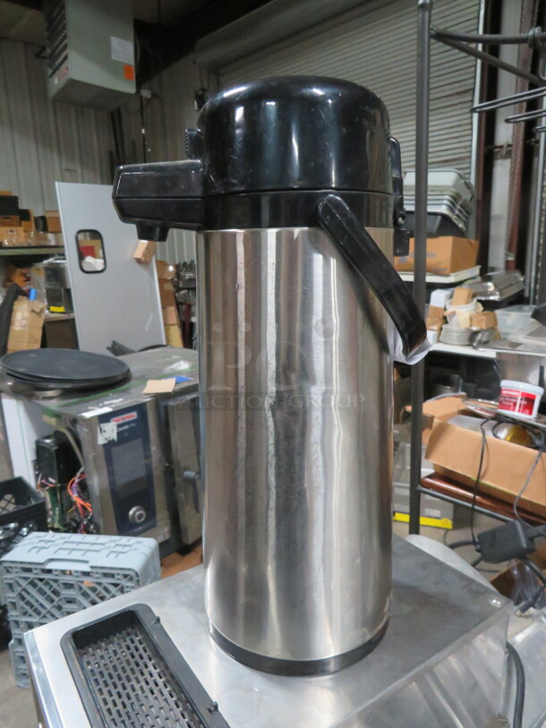 One Stainless Steel Airpot.