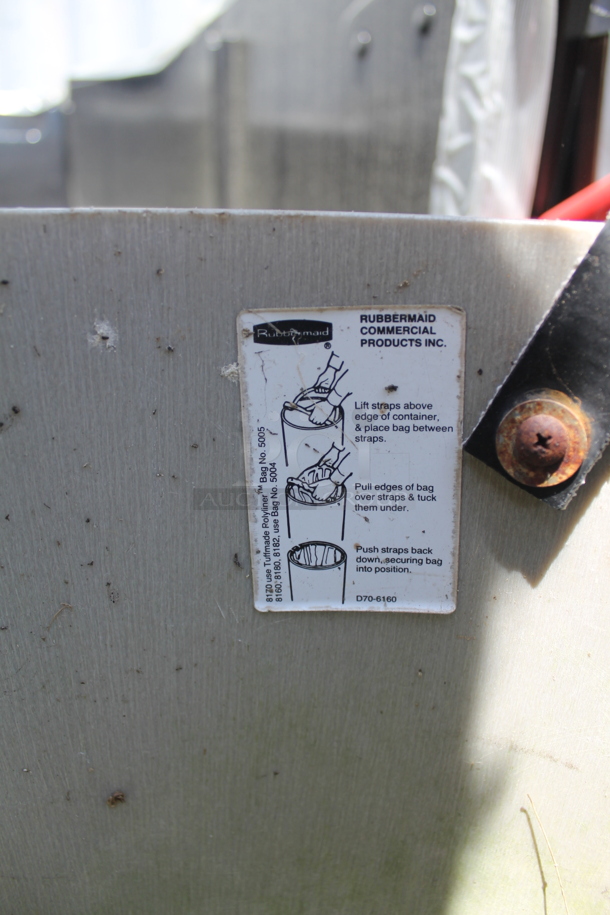 Gray Poly Trash Can Shell. - Image 4 of 5