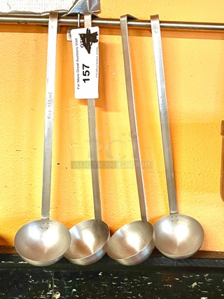 Set Of 4 Alegacy Stainless Steel 4oz Ladles. 4x Your Bid. 