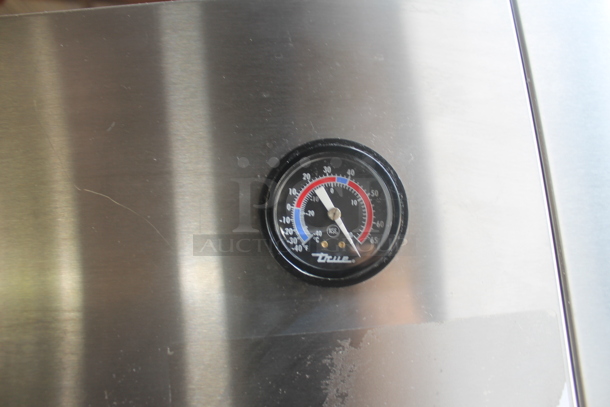 2015 True TG1R-1S ENERGY STAR Stainless Steel Commercial Single Door Reach In Cooler w/ Poly Coated Racks on Commercial Casters. 115 Volts, 1 Phase. Tested and Working! - Image 4 of 8