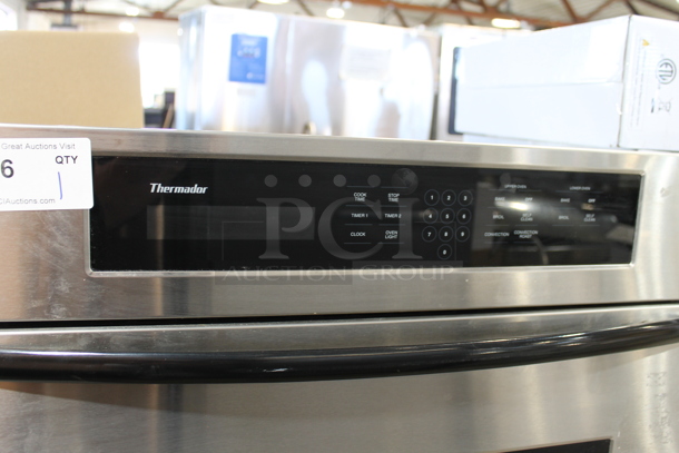 Thermador Stainless Steel Electric Powered Double Stack Wall Oven; One Convection Oven. 208 Volts, 1 Phase. - Image 2 of 6