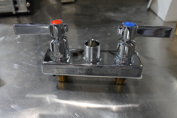 2 BRAND NEW IN BOX! Advance Tabco K-50 Stainless Steel Faucet w/ Handles. 2 Times Your Bid! - Image 3 of 4
