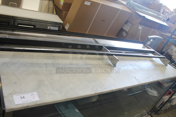 Yukon YRDC-FG-72 Commercial Stainless Steel Flat Glass Refrigerated Display Case. 115V. Tested and Does Not Power On - Image 4 of 9