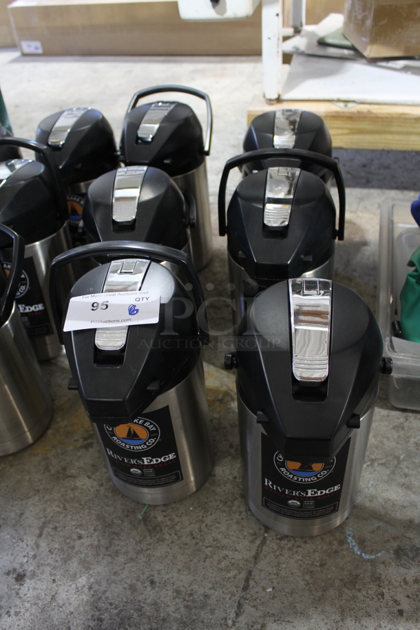6 Stainless Steel Air Pots. 6 Times Your Bid! - Image 1 of 4