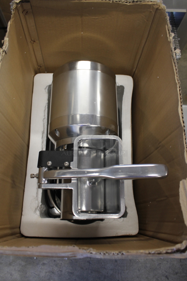 BRAND NEW SCRATCH AND DENT! Estella 348CG34 Stainless Steel Commercial Countertop Electric Powered Hard Cheese Grater. 120 Volts, 1 Phase. Tested and Working! - Image 3 of 5