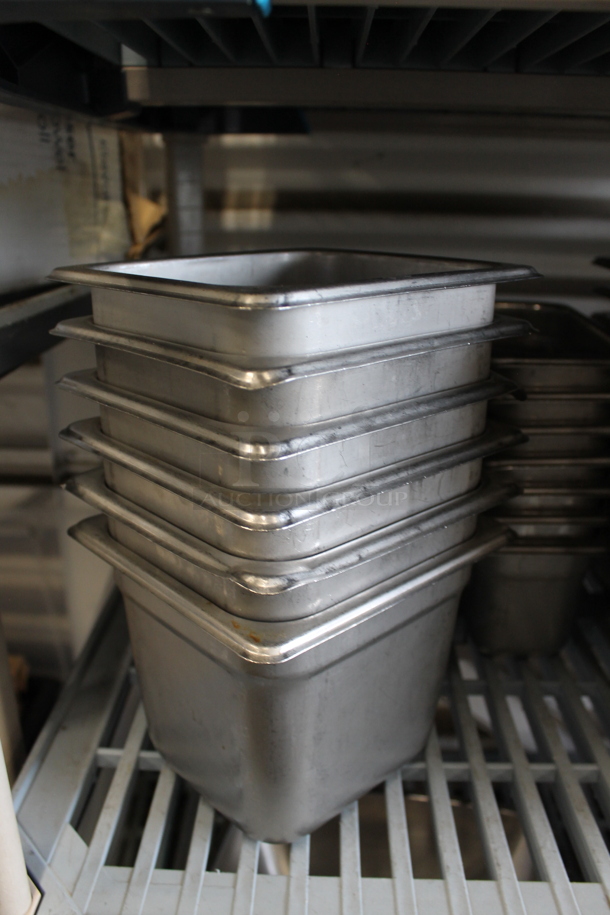 53 Stainless Steel Drop In Bins. Includes 1/9x4, 1/6x6. 53 Times Your Bid! - Image 5 of 6